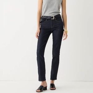 J.CREW 9" mid-rise vintage slim-straight jeans.